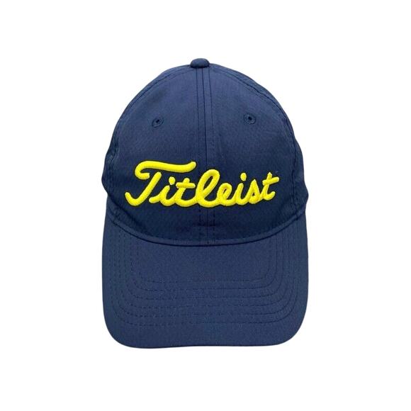 Titleist Golf Champions Circle Navy Blue Adjustable Strap Baseball Cap OSFA - Picture 1 of 16